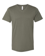 Custom Military Green Bella + Canvas T-shirt Hermes Printing