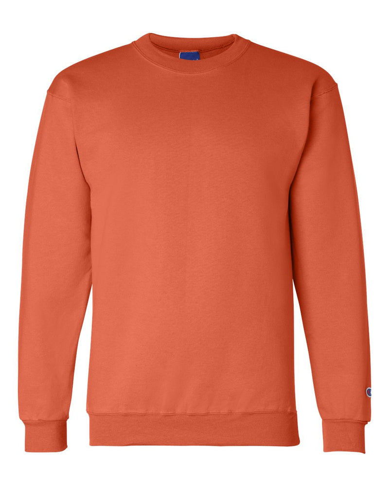 (Orange) Champion Crewneck Eco-friendly Sweatshirt