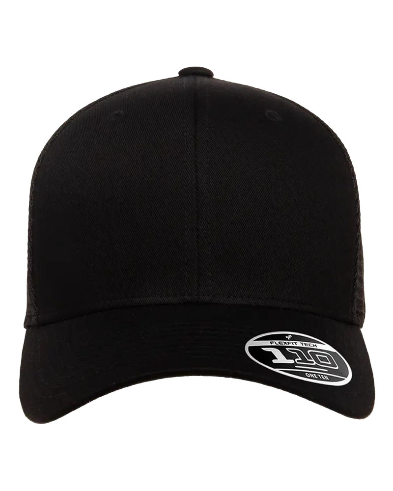 Black  Flexfit Custom Hats Embroidery Hermes Printing Montreal