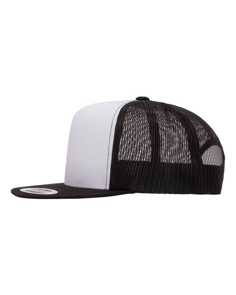 Black and White color Custom Trucker Cap and Hat - Hermes Printing imprimerie at Montreal