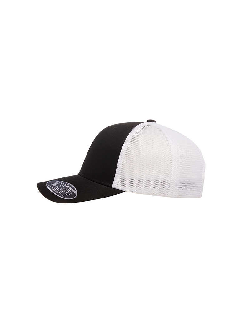 Black and White Flexfit Custom Caps Embroidery Hermes Printing Montreal