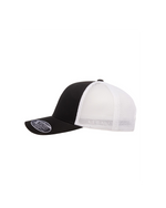 Black and White Flexfit Custom Caps Embroidery Hermes Printing Montreal