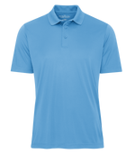 Carolina Blue Performance Custom Polo Shirt Promotional Hermes Printing at Montreal