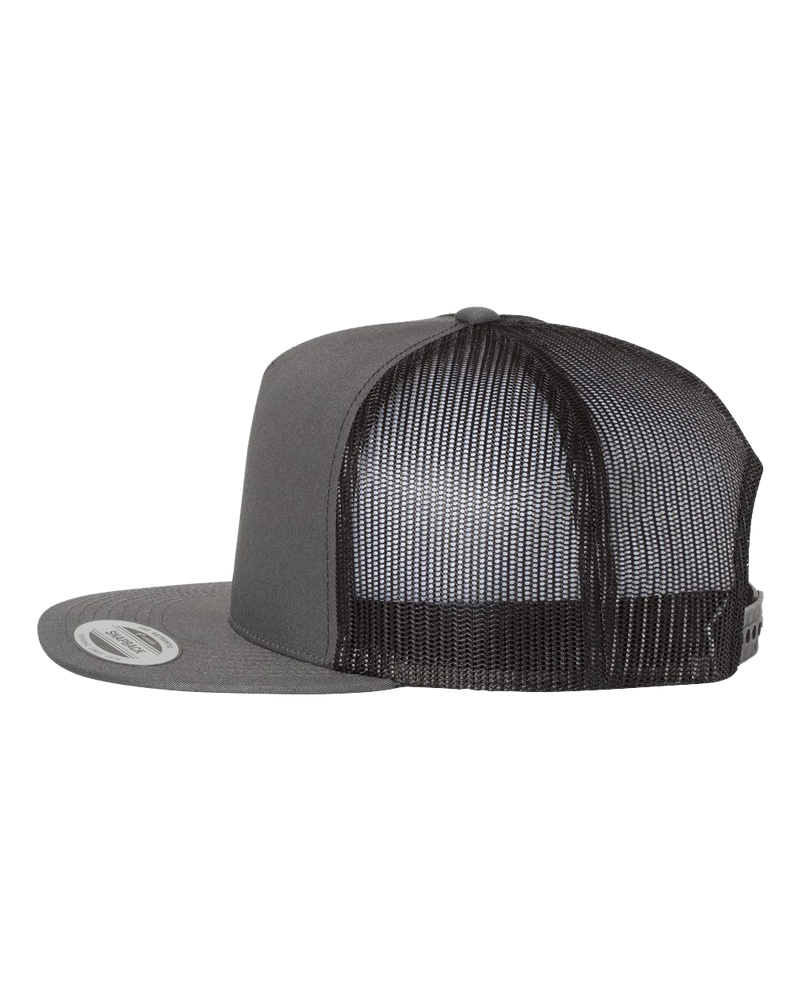 Charcoal and Black color Custom Trucker Cap and Hat - Hermes Printing imprimerie at Montreal