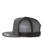 Charcoal and Black color Custom Trucker Cap and Hat - Hermes Printing imprimerie at Montreal