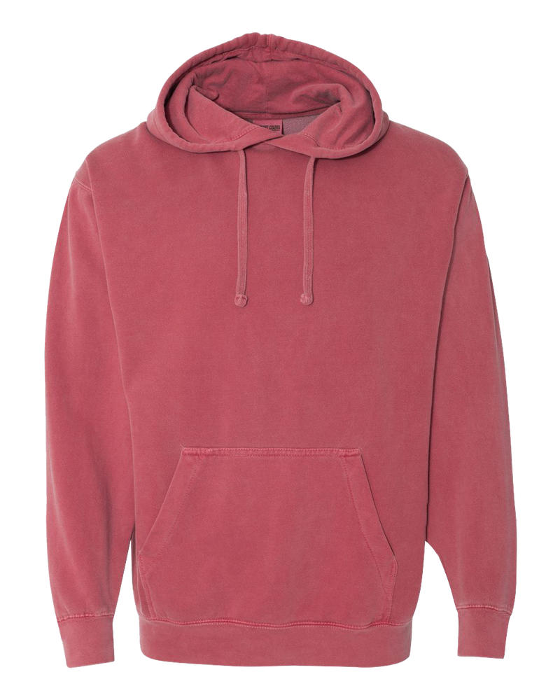 Custom Print and Embroidery Dyed Hoodie Comfort Colors