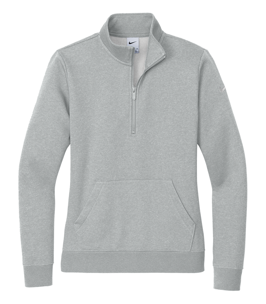 Dark Grey Heather Fleece Sweatshirt Nike with Zip Hermes Printing Montreal