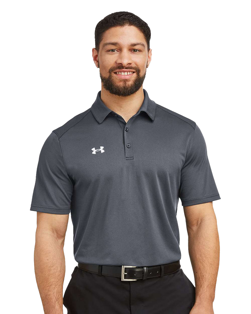 Grey Light Heather color Golf Custom Polo Shirt with logo embroidery at Montreal Hermes Printing