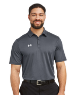 Grey Light Heather color Golf Custom Polo Shirt with logo embroidery at Montreal Hermes Printing