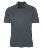 Iron Grey Performance Custom Polo Shirt Promotional Hermes Printing at Montreal