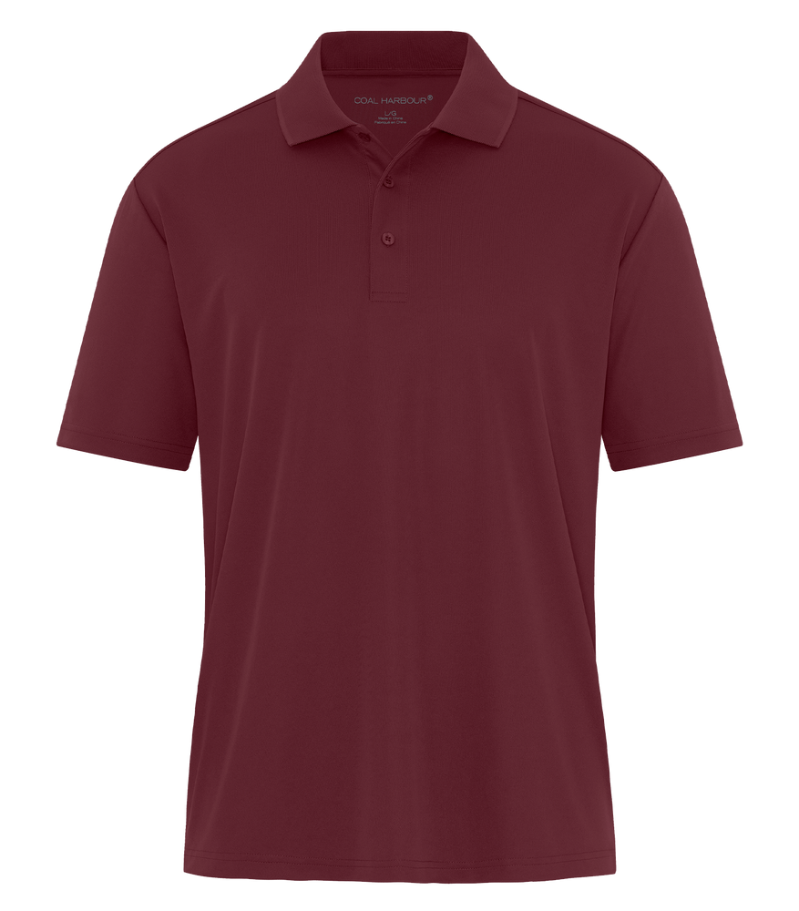 Polo de golf personnalisé performance Logo imprimé et brodé Coal Harbour