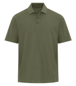 Military Green Custom Polo with Embroidery and Print Logo Hermes Printing at Montreal