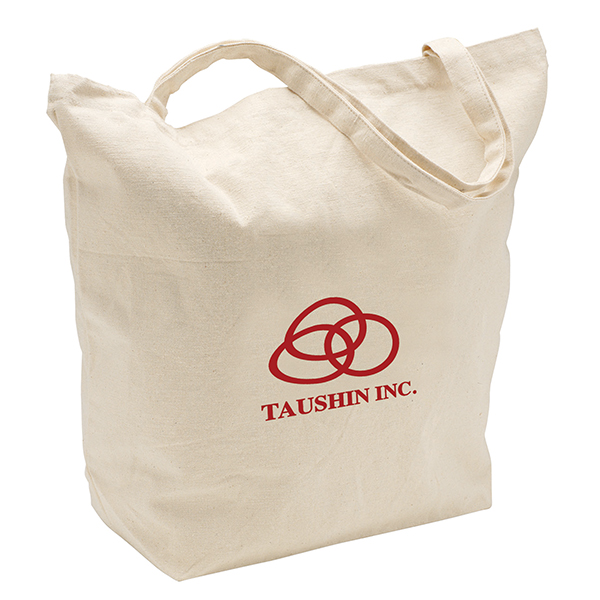 Custom Print Cotton Canvas Tote Bag Size:(20''Wx 17.5''H x7D)