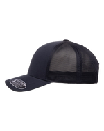 Navy Flexfit Custom Hats Embroidery Hermes Printing Montreal