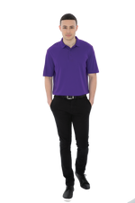 Purple Performance Custom Polo Shirt Promotional Hermes Printing at Montreal