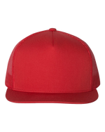 Red  color Custom Trucker Cap and Hat - Hermes Printing imprimerie at Montreal