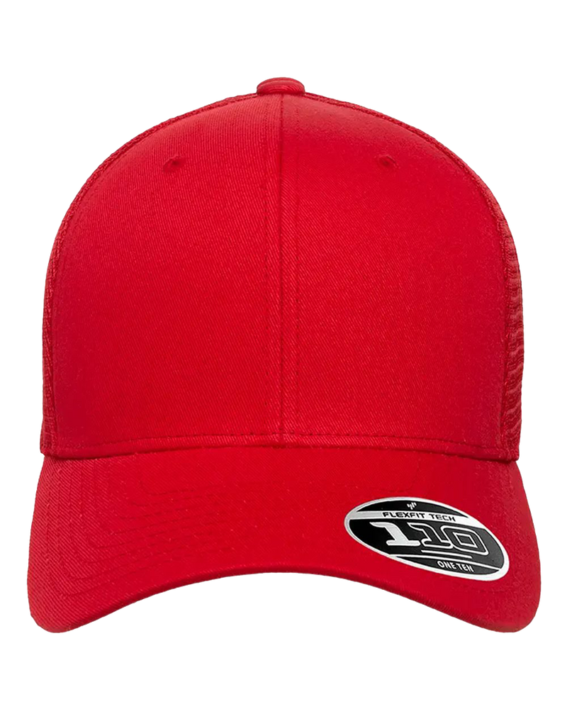 Red Flexfit Custom Caps Embroidery Hermes Printing Montreal