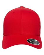 Red Flexfit Custom Caps Embroidery Hermes Printing Montreal