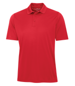 Red Performance Custom Polo Shirt Promotional Hermes Printing at Montreal