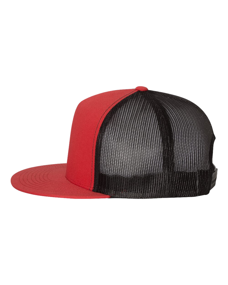 Red and Black color Custom Trucker Cap and Hat - Hermes Printing imprimerie at Montreal