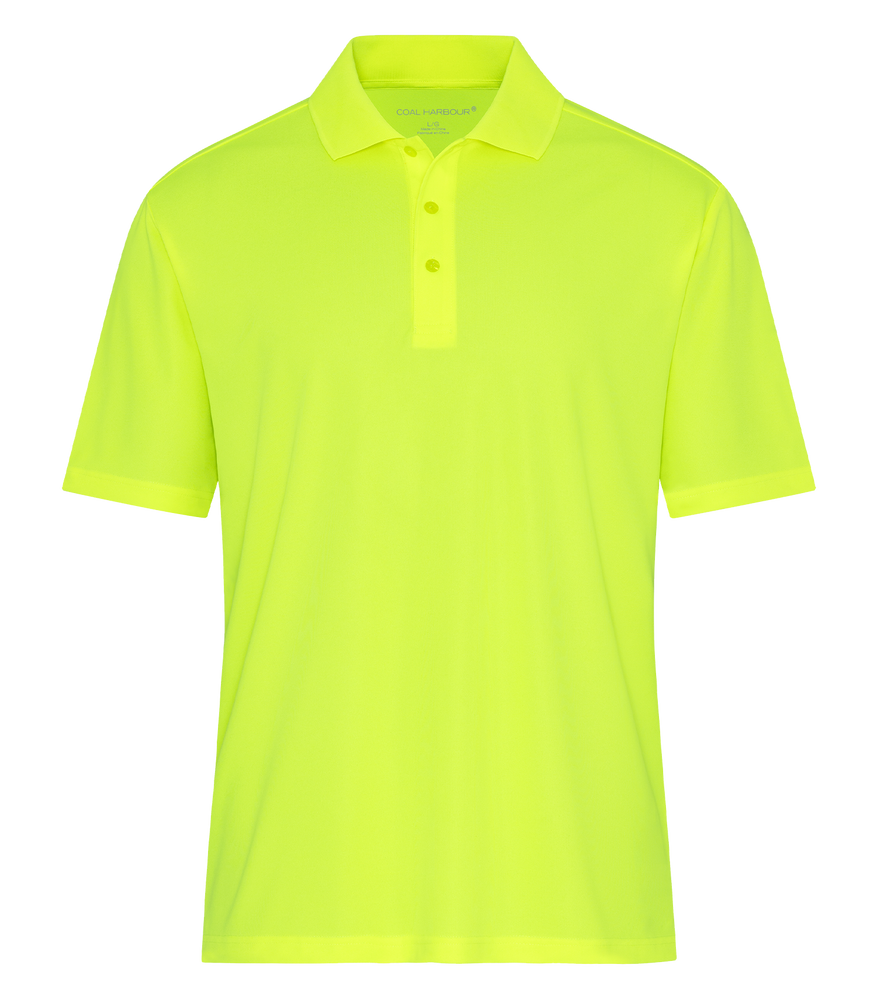Polo de golf personnalisé performance Logo imprimé et brodé Coal Harbour