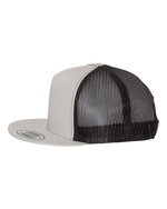 Silver and Black color Custom Trucker Cap and Hat - Hermes Printing imprimerie at Montreal