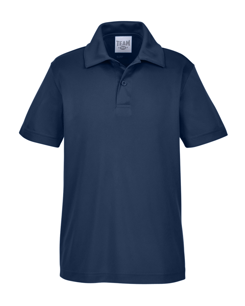 Sport Navy Custom Youth Polo Shirt -Hermes Printing Montreal