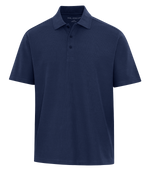 Navy Custom Polo with Embroidery and Print Logo Hermes Printing at Montreal