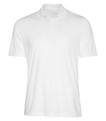 White Performance Custom Polo Shirt Promotional Hermes Printing at Montreal