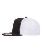 White and Black color Custom Trucker Cap and Hat - Hermes Printing imprimerie at Montreal