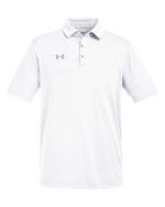 White color Golf Custom Polo Shirt with logo embroidery at Montreal Hermes Printing