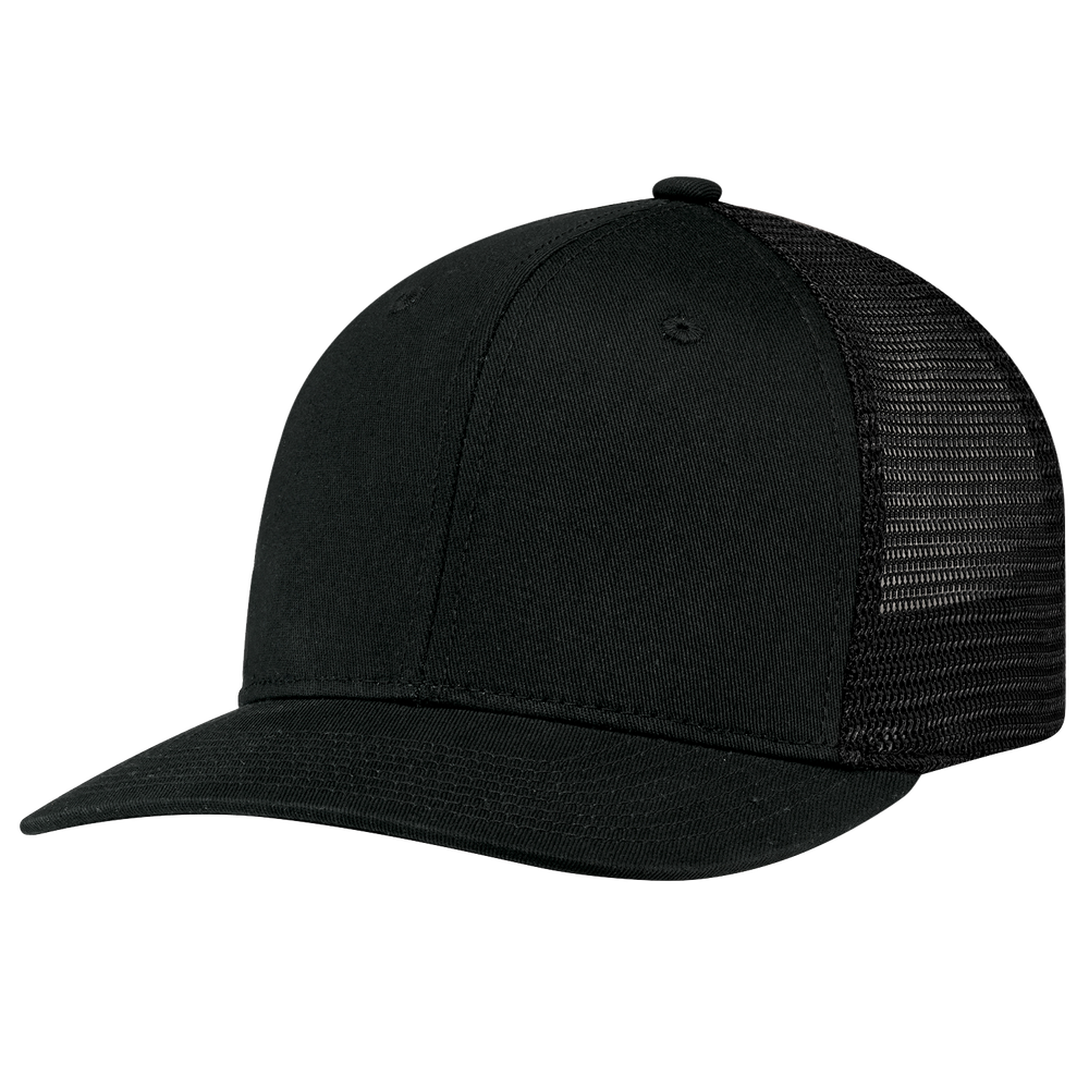 Black Custom Trucker Hat Hermes Printing