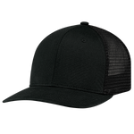 Black Custom Trucker Hat Hermes Printing