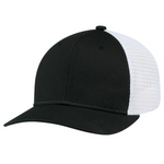 Black with White Custom Truck Hat Hermes Printing