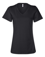 T shirt personnalisé à col en V pour femmes