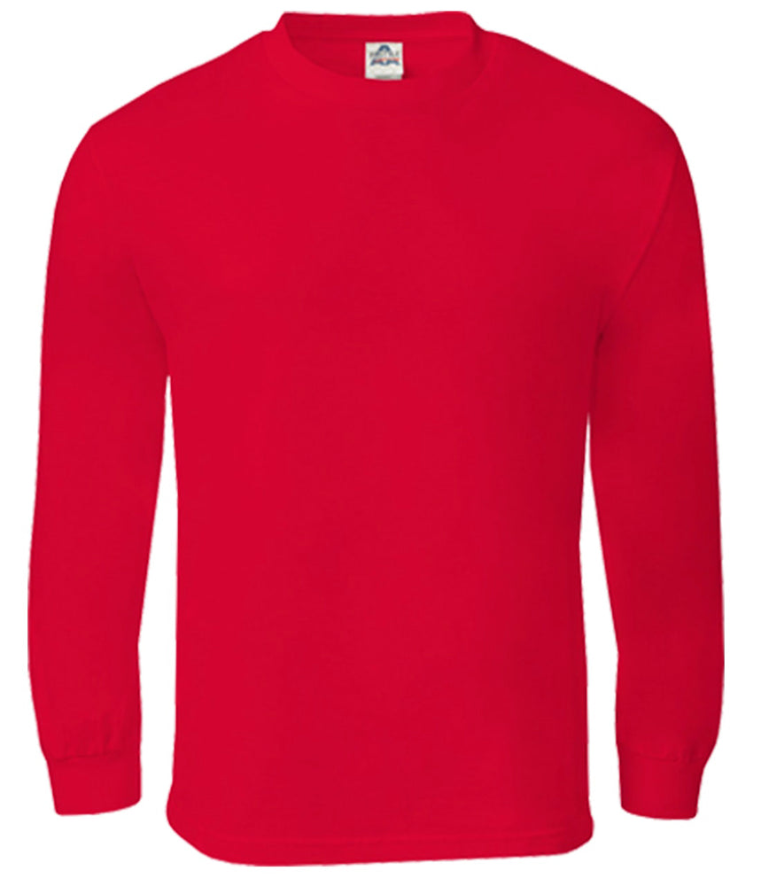 Alstyle Classic Adult Long Sleeve Red Tee