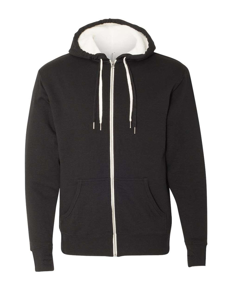 Custom Unisex Sherpa-Lined Sweatshirt Independent Trading