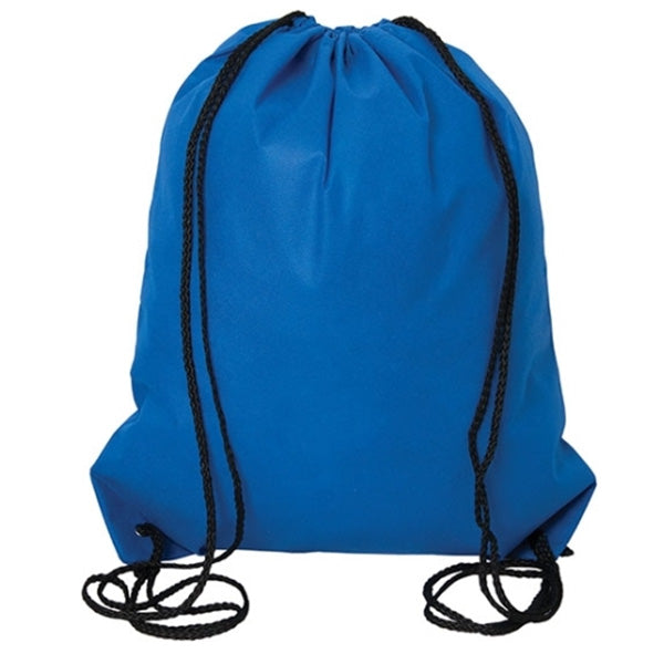 (Royal Blue) Non Woven Drawstring Backpack