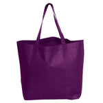 (PURPLE) Oversize Non Woven Tote Bags NW6351