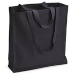 (Black) Shopping Canvas Cotton Bag Q 125300