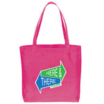 Non Woven Shopping Eco-Friendly Hot Pink Tote Bag