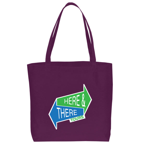 Non Woven Shopping Eco-Friendly Purple Tote Bag