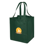 Jumbo Non Woven Shopping Forest Green Tote Bag