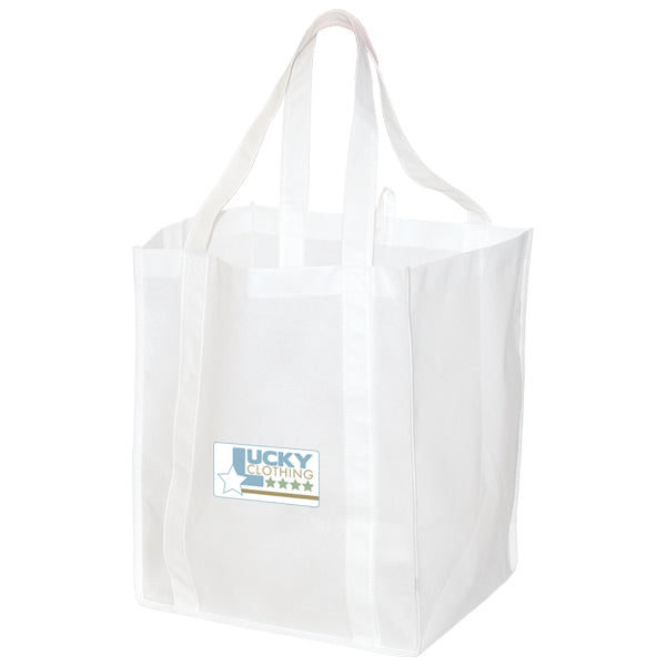 Jumbo Non Woven Shopping White Tote Bag