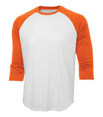 ATC Pro Team Baseball Jersey T-shirt - white & Deep Orange