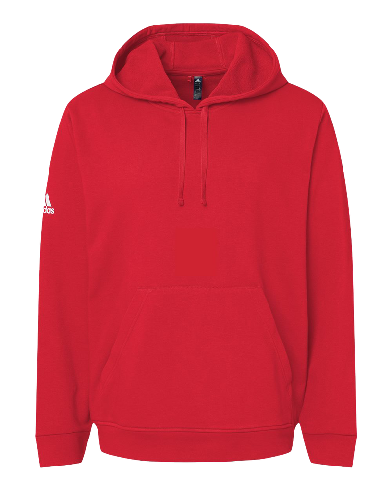 Custom Red Adidas Hoodie Hermes Printing
