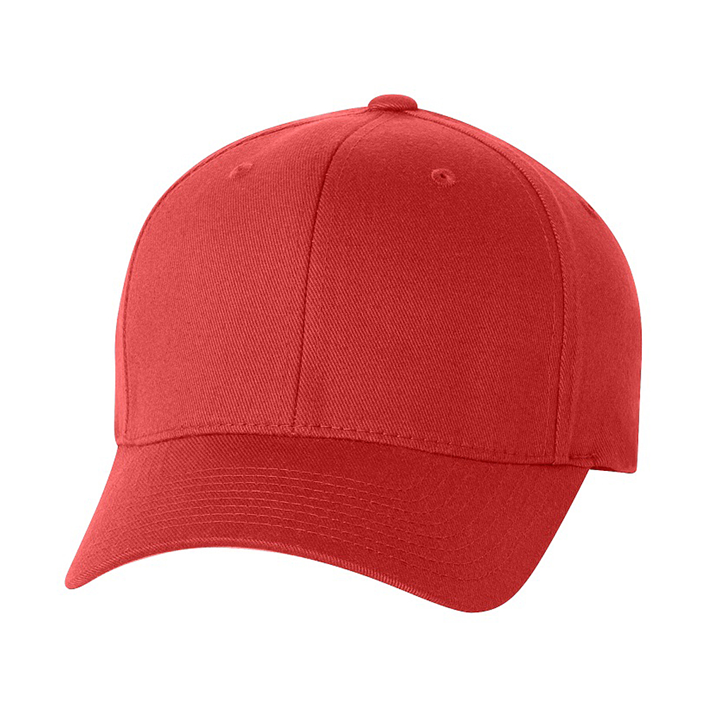 Red Custom flexfit Print Cap  Hermes Printing Montreal