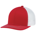 Red / White Custom Cap Hermes Printing