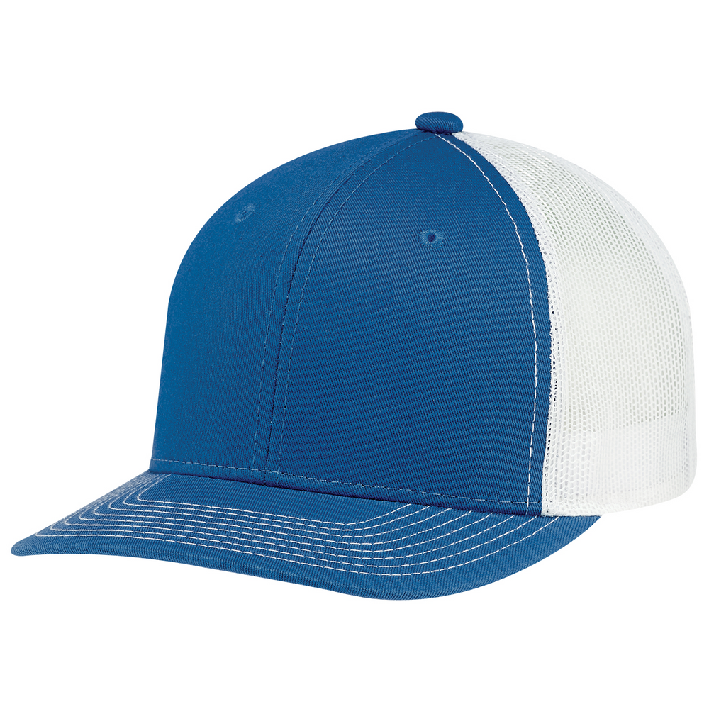 Royal Blue / White Custom Caps & Hats Montreal Hermes Printing