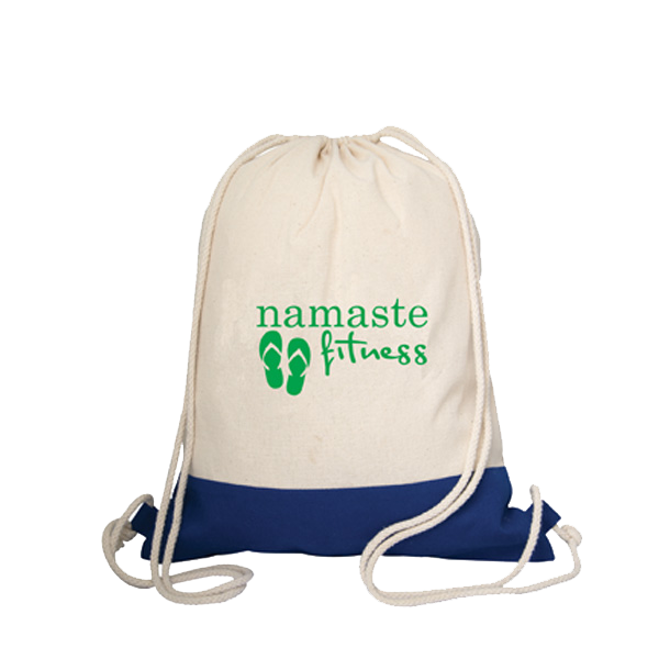 Excellent Natural Cotton Custom Print Drawstring Bag in Montreal ...